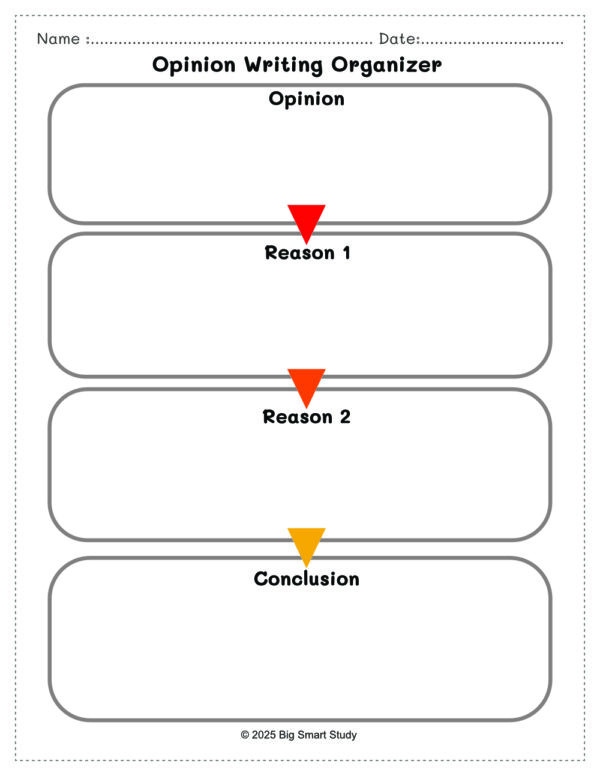 Grade 2 Opinion Writing Worksheets – Prompts About Personal Preferences - Image 3