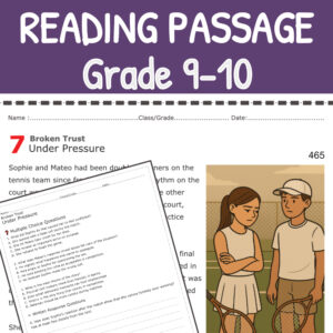 Broken Trust – Reading Comprehension Pack for High School ELA (Grades 9–10)