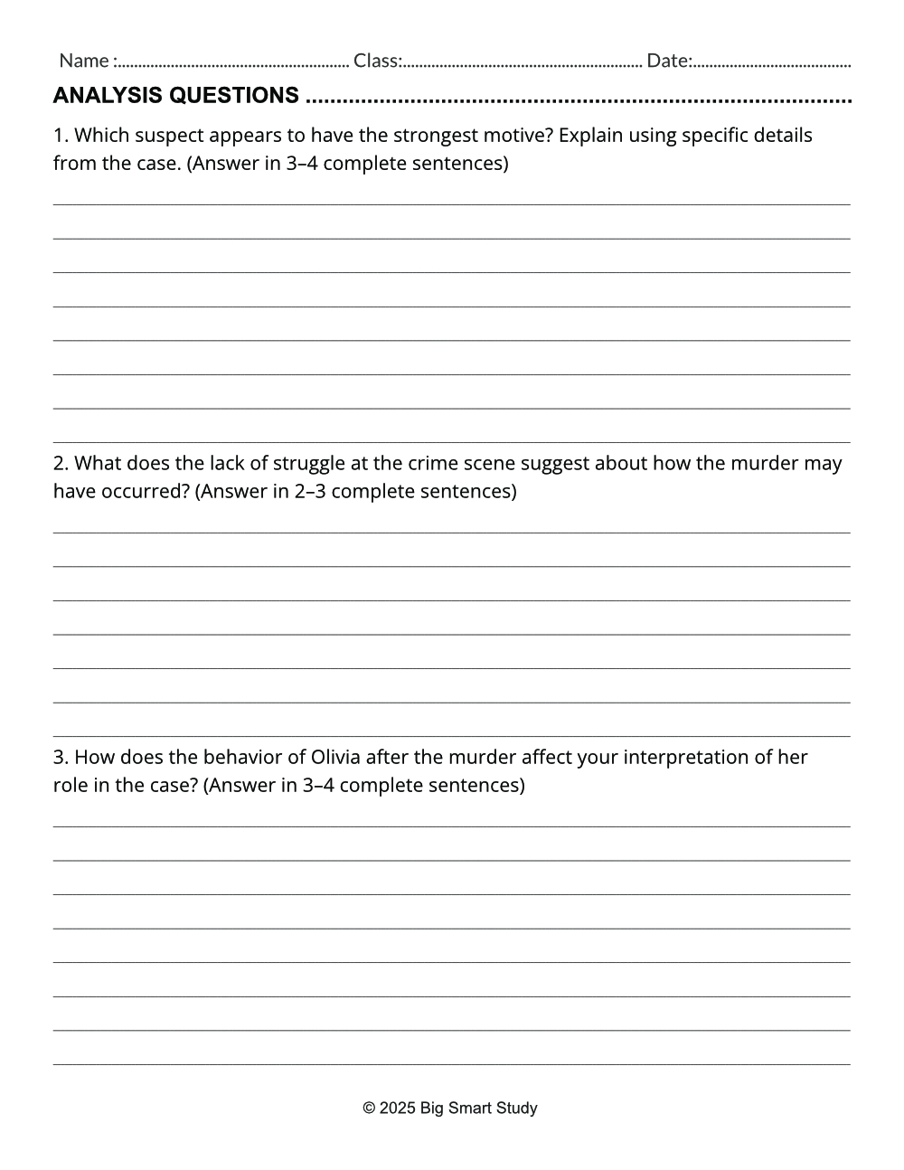 The Vanished Singer – Forensic Mystery Reading & Writing Activity (Grades 9–10) - Image 6