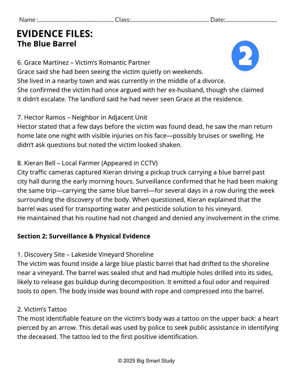 The Blue Barrel – Forensic Mystery Case File for Grades 9–10 - Image 5