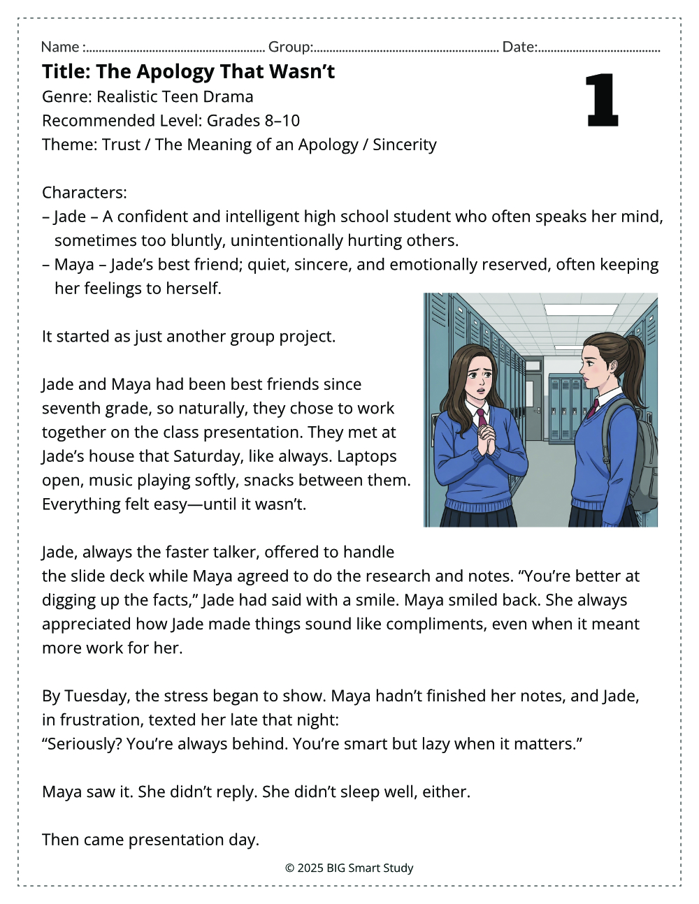 Voices and Values – Teen Conflict Reading and Writing Bundle (Grades 8–10) - Image 2