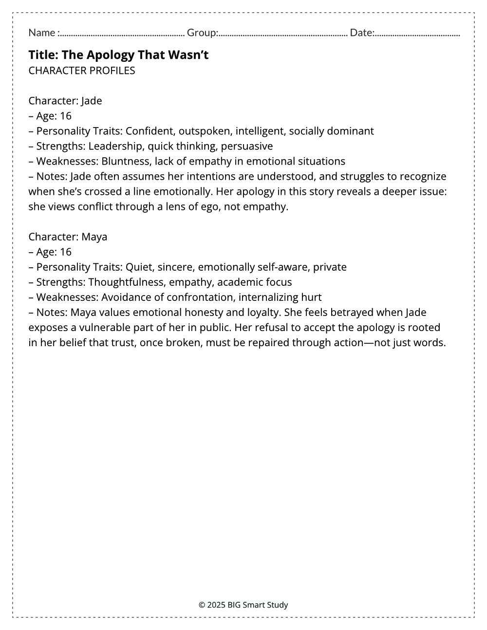 Voices and Values – Teen Conflict Reading and Writing Bundle (Grades 8–10) - Image 4