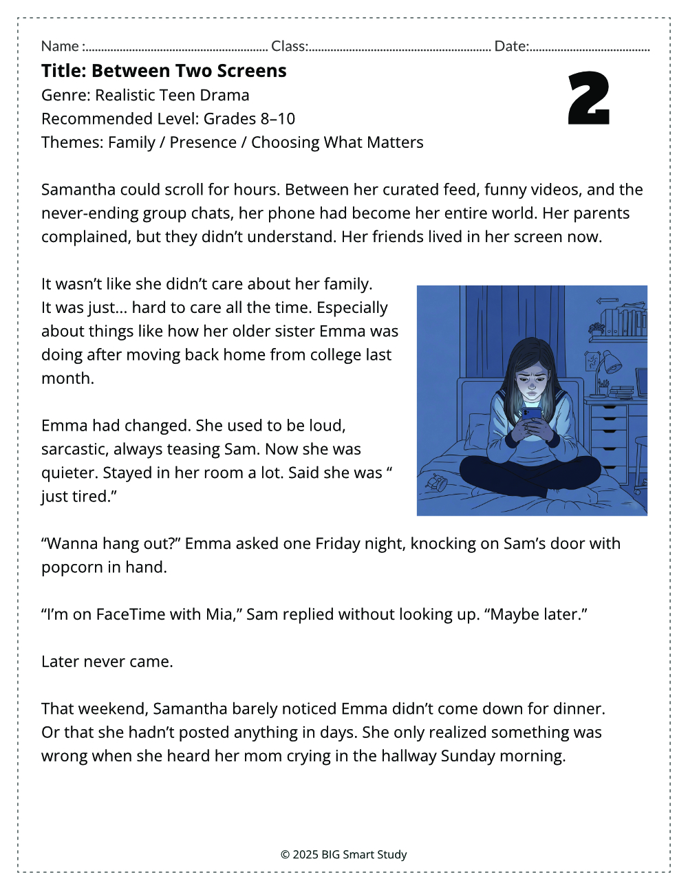 Voices and Values – Meaningful Drama Stories & Writing Lessons (Grades 8–10) - Image 2