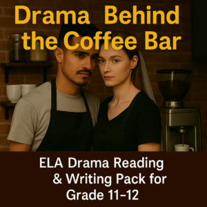 Drama Behind the Coffee Bar – ELA Drama Reading & Writing Pack for Grade 11–12