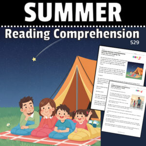 Stories from a Summer Vacation – Reading, Writing & Drawing for Grades 3–4