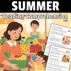 Family, Food, and Stories – Summer Reading and Writing Pack (Grades 3–4)