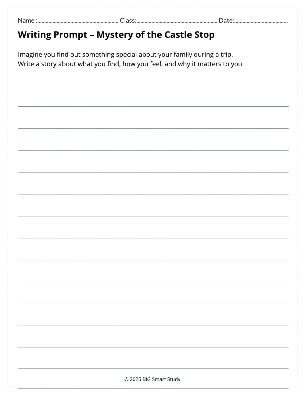 Summer Road Trip Stories – Reading and Writing Activities for Grades 3–4 - Image 4