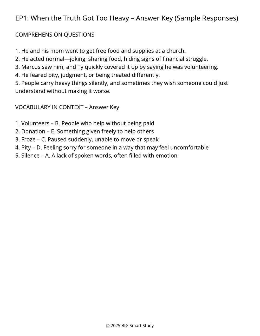 Real Choices, Real Growth – Teen Drama SEL Worksheets for Grades 8–10 - Image 5