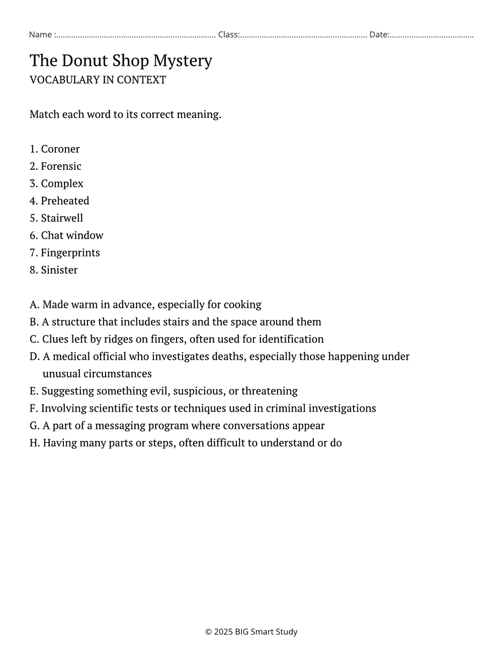 The Donut Shop Mystery – Analyze, Investigate, and Argue from Evidence (Grade 10) - Image 4