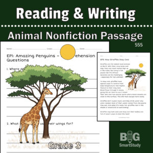 Explore Animals Through Nonfiction Reading and Writing – Grade 3 Pack