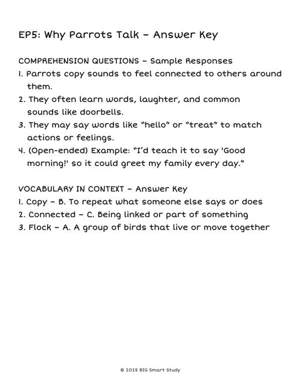 Pet Animal Reading & Writing Pack for Grade 3 – Nonfiction Passages and Thinking Tasks - Image 5