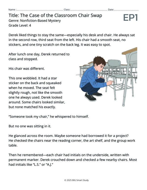Everyday Mysteries – Reading and Thinking Activities for Grade 4 - Image 2