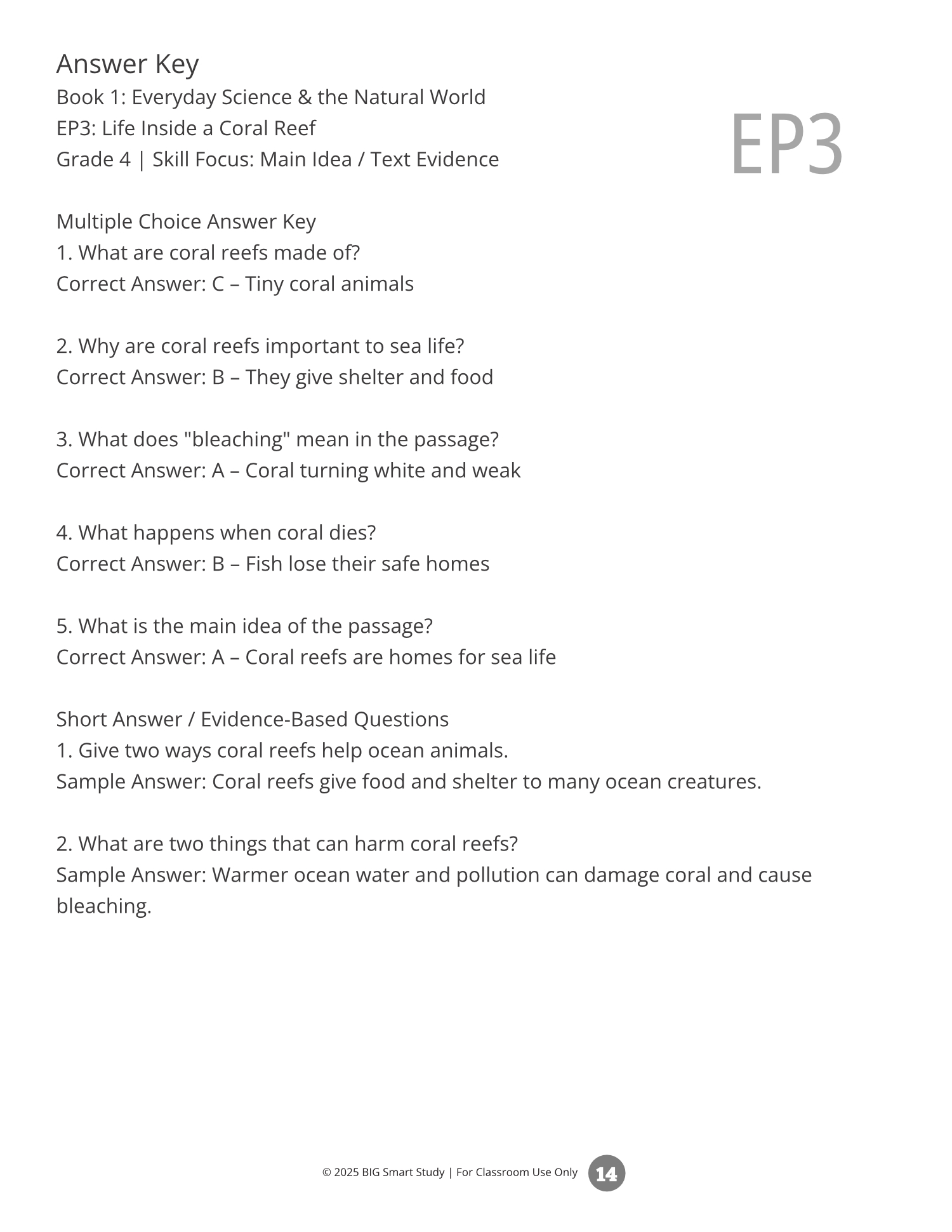 Everyday Science Reading Passages (Grade 4) – Nonfiction Comprehension Worksheets - Image 5