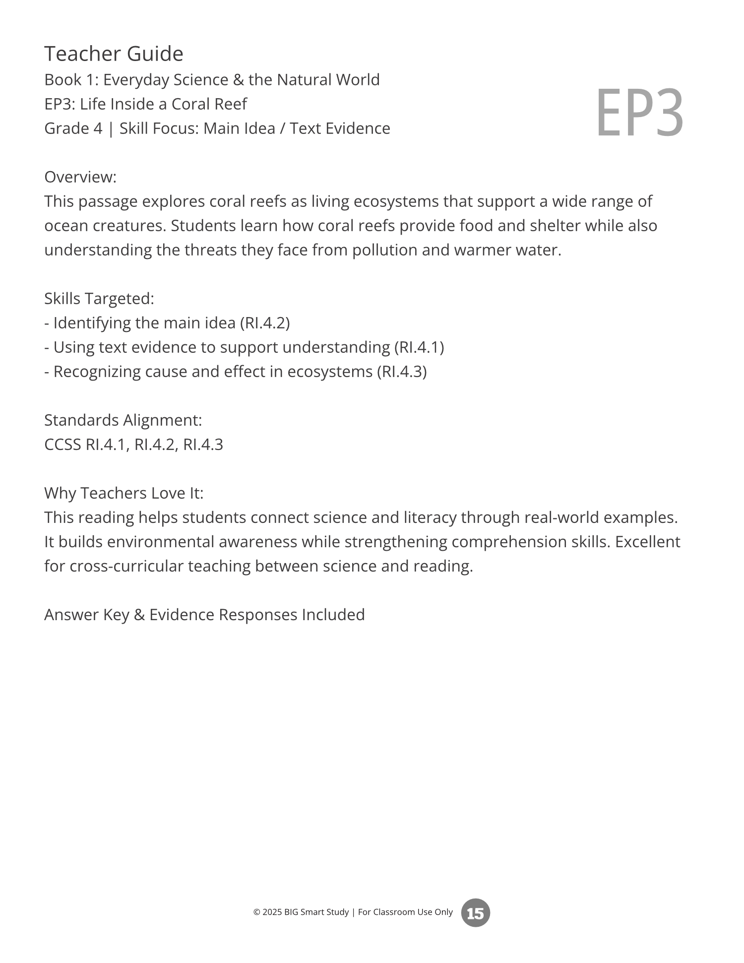 Everyday Science Reading Passages (Grade 4) – Nonfiction Comprehension Worksheets - Image 6