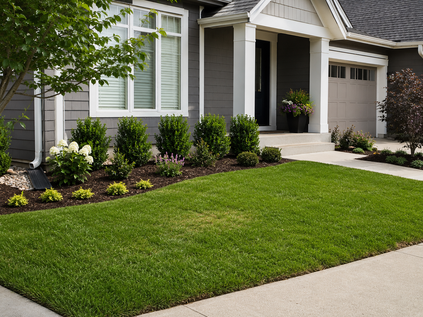 Simple Landscaping Front Yard Fixes for Patchy Grass and an Empty Foundation