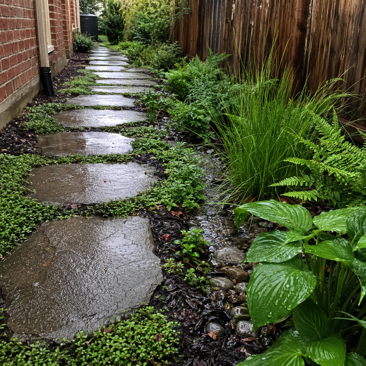 12 Landscaping Ideas for a Hot, Bare Backyard You Rarely Use landscaping ideas, Backyard Landscaping, Low Maintenance Garden, Backyard Shade, Garden Path Ideas